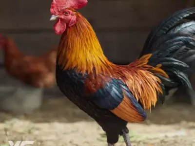 Black Cock Animated VFX Grace 3D model