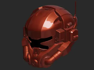 Helmet Anderson 2 3D print model