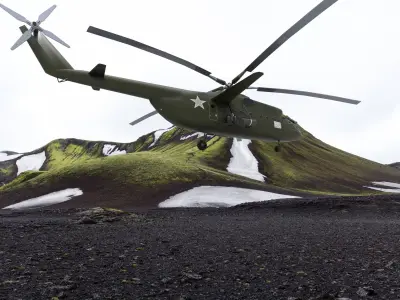 mil mi 6 hook 3D model