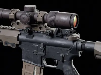 M4 URGI Low-poly 3D model