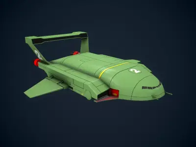 Nave Thunderbird 2 3D print model