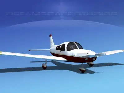 Piper PA-28-235 Cherokee  V01 3D model