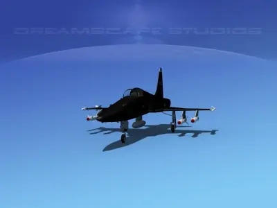 Northrop F-5E Tiger V01 USAF 3D model