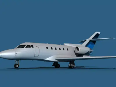 Hawker Siddley 800SR V02 3D model