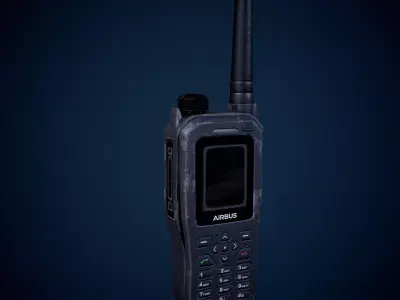 Tetrapol TPH900 Portable Radio  Low-poly 3D model