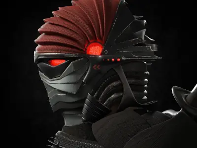 Warrior Helmet Ancient Low-poly 3D model