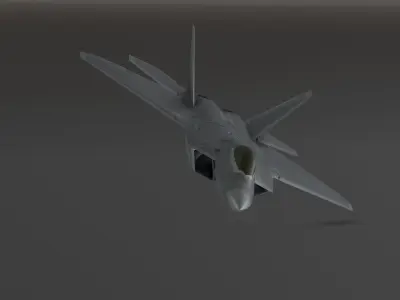 F-22 raptor - Photorealistic 3D model
