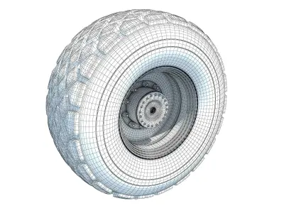 Off Road Wheel 3D model