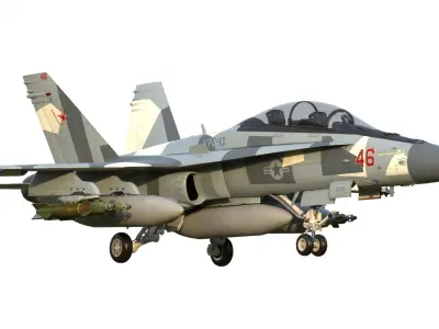 F-18 Hornet 3D model