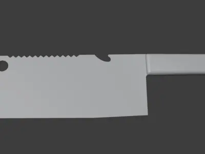 Knife Free low-poly 3D model 11