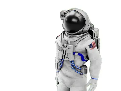 ASTRONAUT M-50 Rigged for Unreal Engine - Unity - MIXAMO 3D model