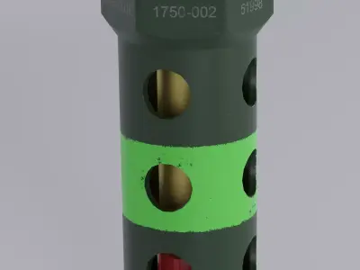 M84 Stun Grenade Game Ready Low-poly 3D model