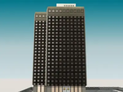 Hotel Rodina 3D model