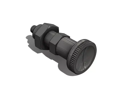 Indexador Elesa GN 617 8 AK Indexing Plungers 3D model