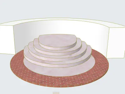 A speech stage Free 3D print model