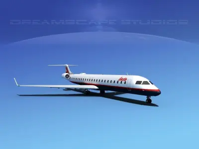Bombardier CRJ900 Lauda 3D model