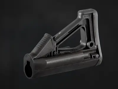 Magpul STR Low-poly 3D model