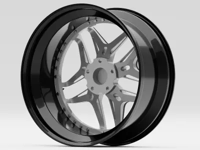 Forgedlite DC9 MODULAR Rim 3D model