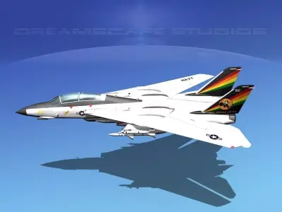 Grumman F-14D Tomcat T15a VF-31 3D model