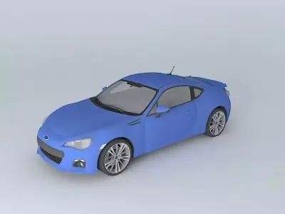 Subaru BRZ FA20 2014 Free 3D model