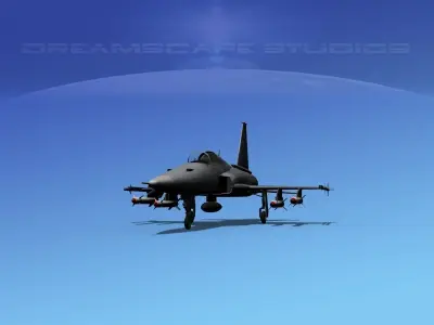 Northrop F-20 Tigershark V08 3D model