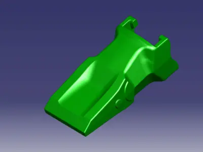 Excavator Tooth 3D model