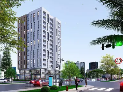 residential Low-poly 3D model