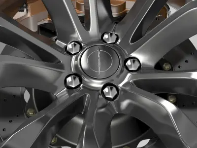 Chrysler 300C Platinum 2015 wheel 3D model