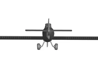 Aerial application 3D model