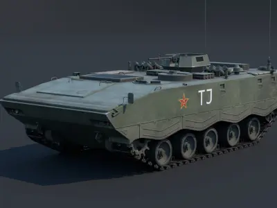 ZSD-89A APC Low-poly 3D model