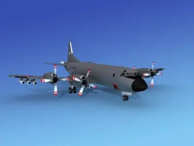 Lockheed P-3 Orion Netherlands 3D model