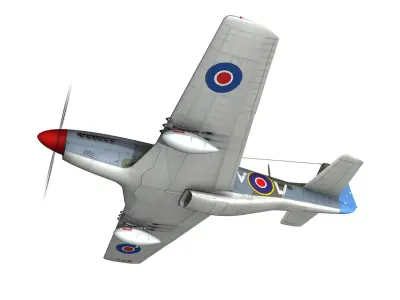 North American P51K Mustang MKIV - Anita - RAAF 3D model