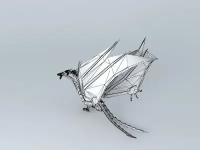 three dragon head Free 3D model