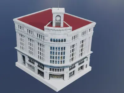 Wako Clock Tower 3D model