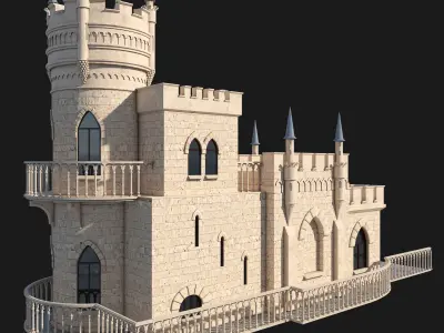 Castle swallow 3D model