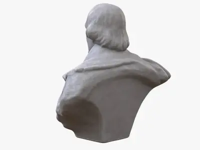 Shakespeare Marble Bust 3D model
