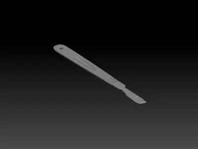 Deadly razor blade 3D model