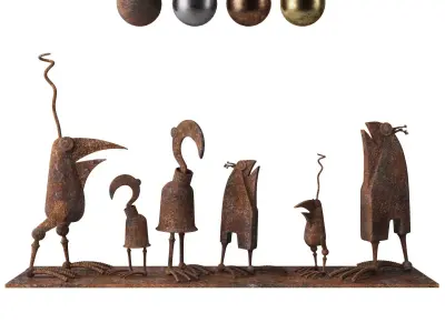 Decorative Birds VOL 1 3D model