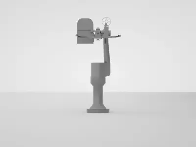 12 7mm Browning Machine Gun 50 cal 3D model