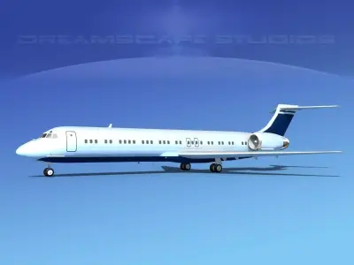 McDonnell Douglas MD-87 Corporate 15 3D model