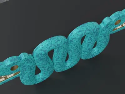Double-headed serpent Aztec sculpture 3d printable Low-poly 3D model