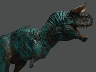 SUPER DINOSAUR  PREDATOR Low-poly 3D model