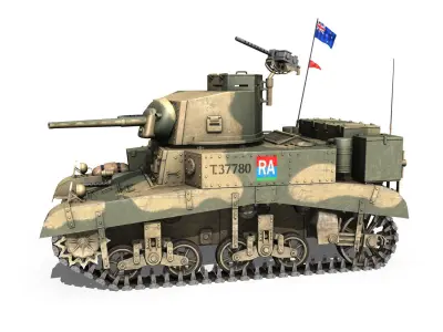 M3 Light Tank Honey - 37780 3D model