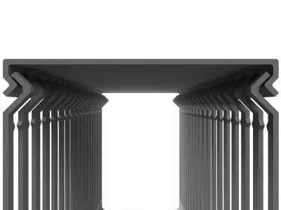 Industrial Cable Canal 3D model