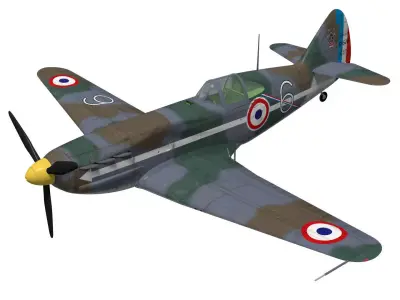 Dewoitine D520 3D model