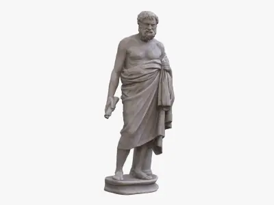 Philosopher Statue Collection 1 3D model