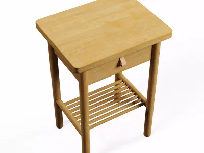 Nighstand BJORKSNAS Free 3D model