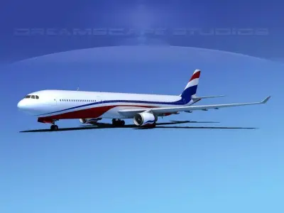 Airbus A330-300 Corporate 5 3D model
