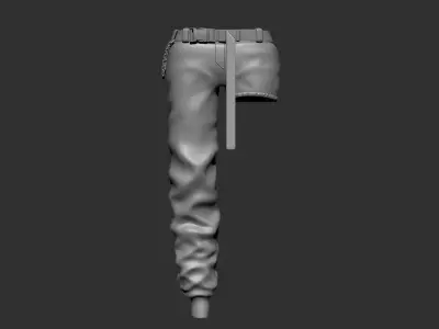 Female Combats Pants 3D model