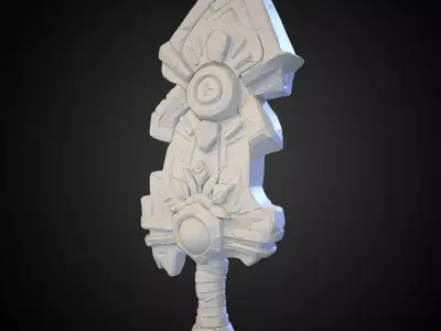 Stylized Sword 01 3D model